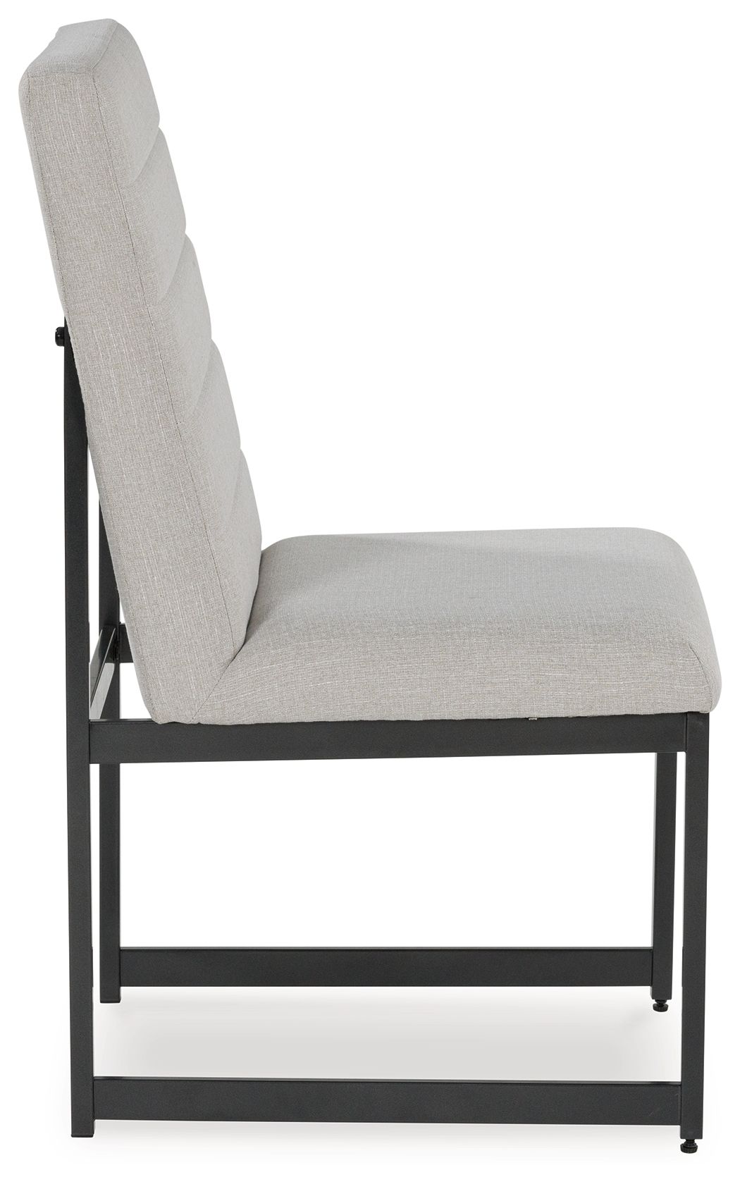 Tomtyn - Silla de comedor tapizada (Juego de 2) - Marrón claro