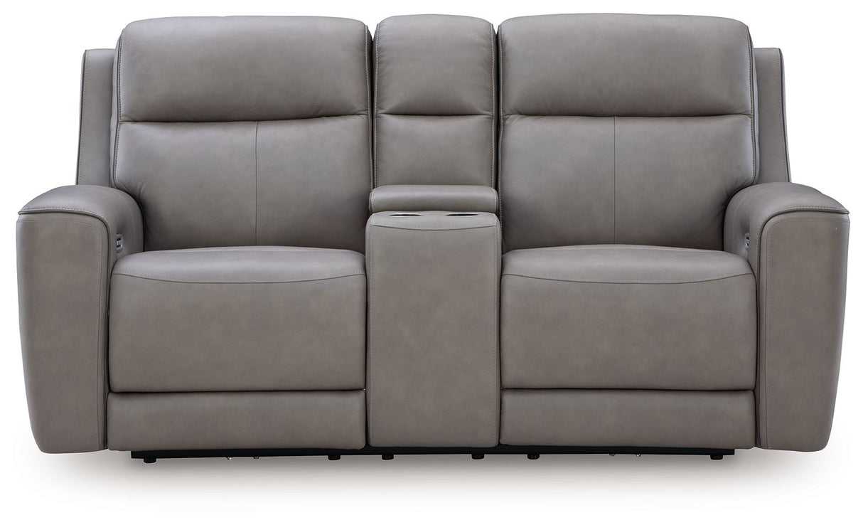 5Z-Comfort - Relaxation - Power Reclining Loveseat with Console / Adj Headrest alternate view 7