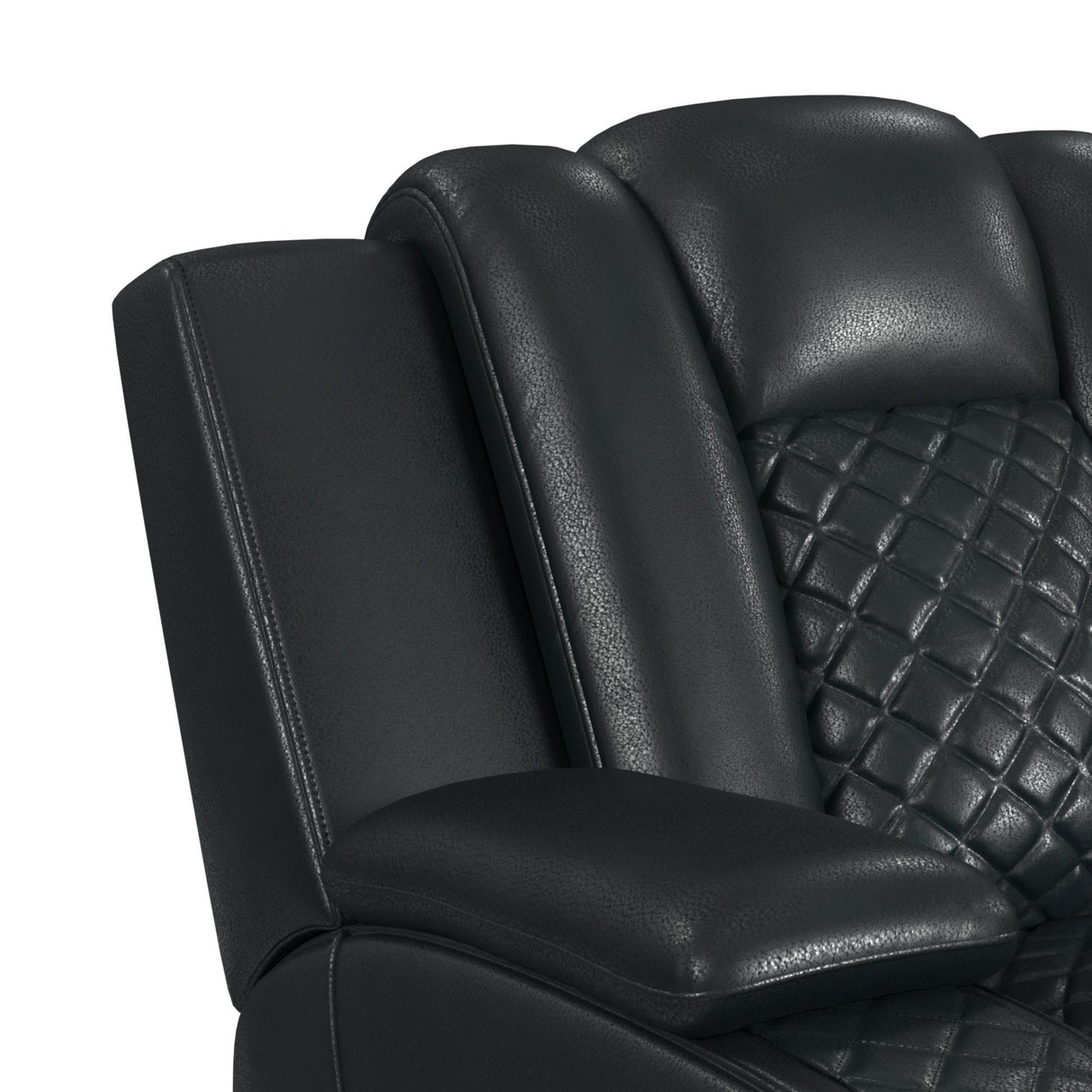 Carlo - Sofá reclinable eléctrico con reposacabezas eléctrico, consola y LED