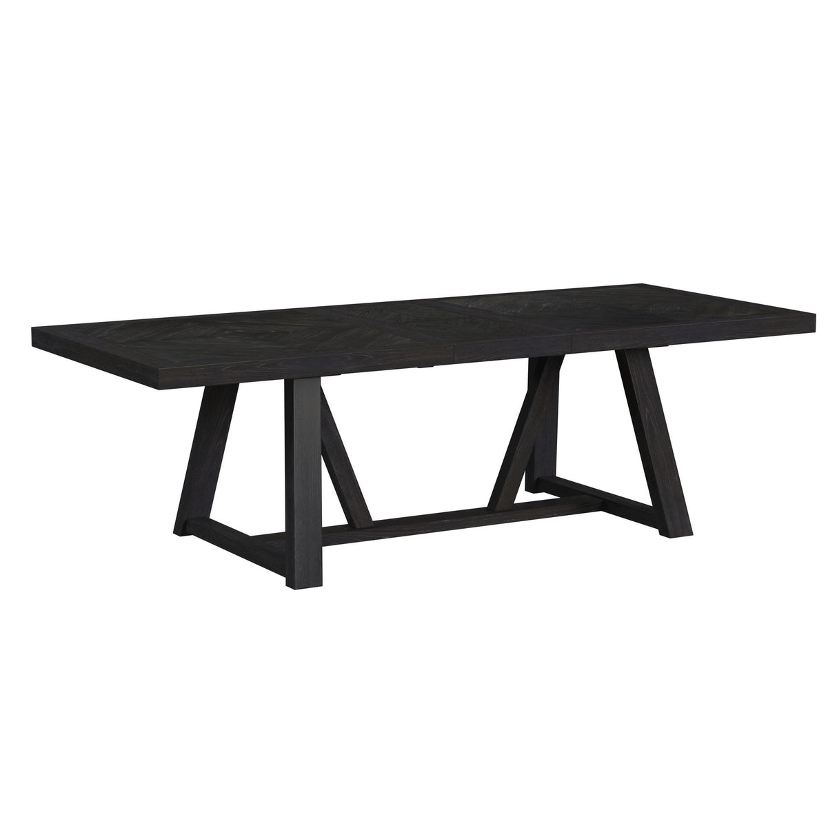 Transcend - Mesa de comedor con extensión de 22" - Carbón