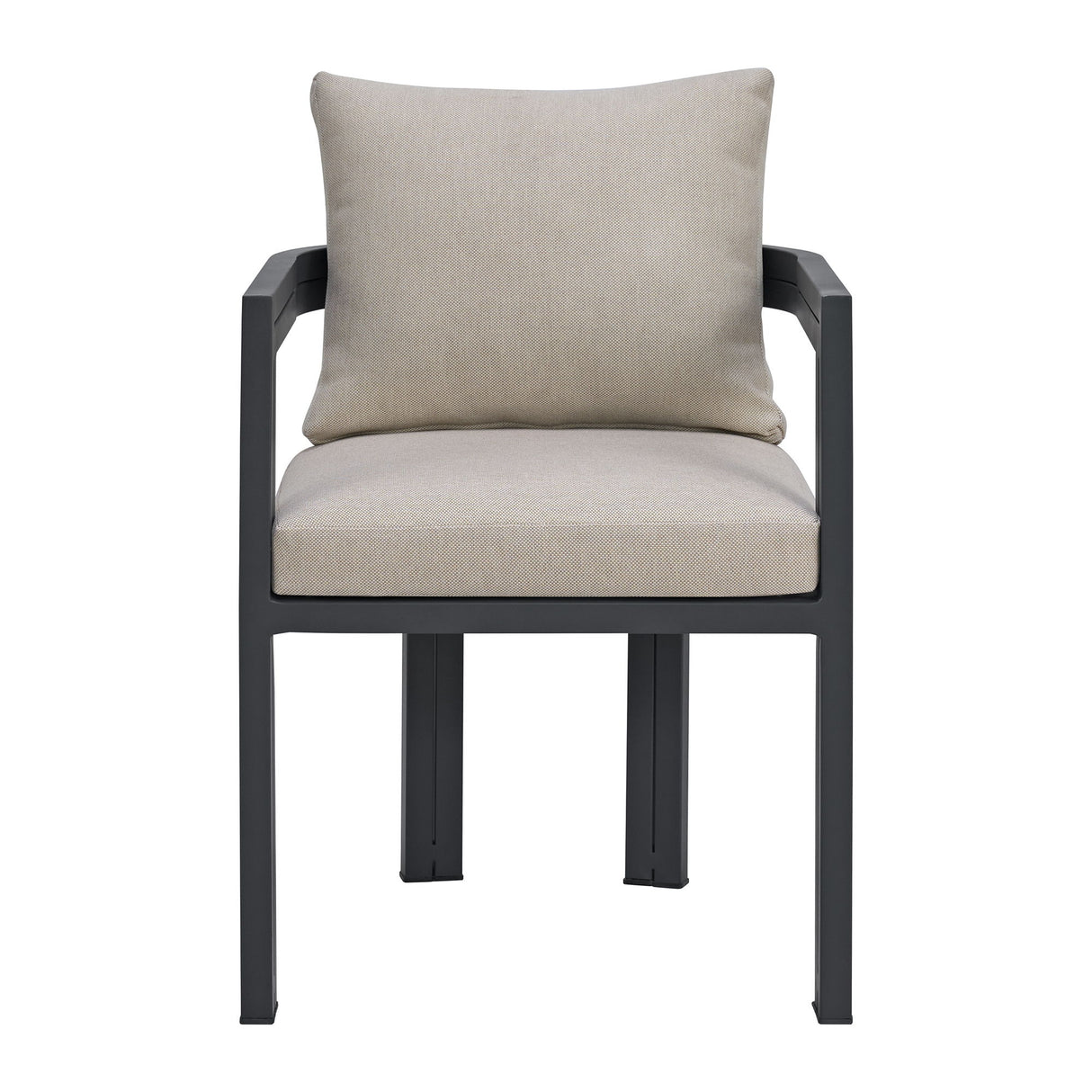 Playa - Dining Chair (Set of 2) - Dark Gray / Beige
