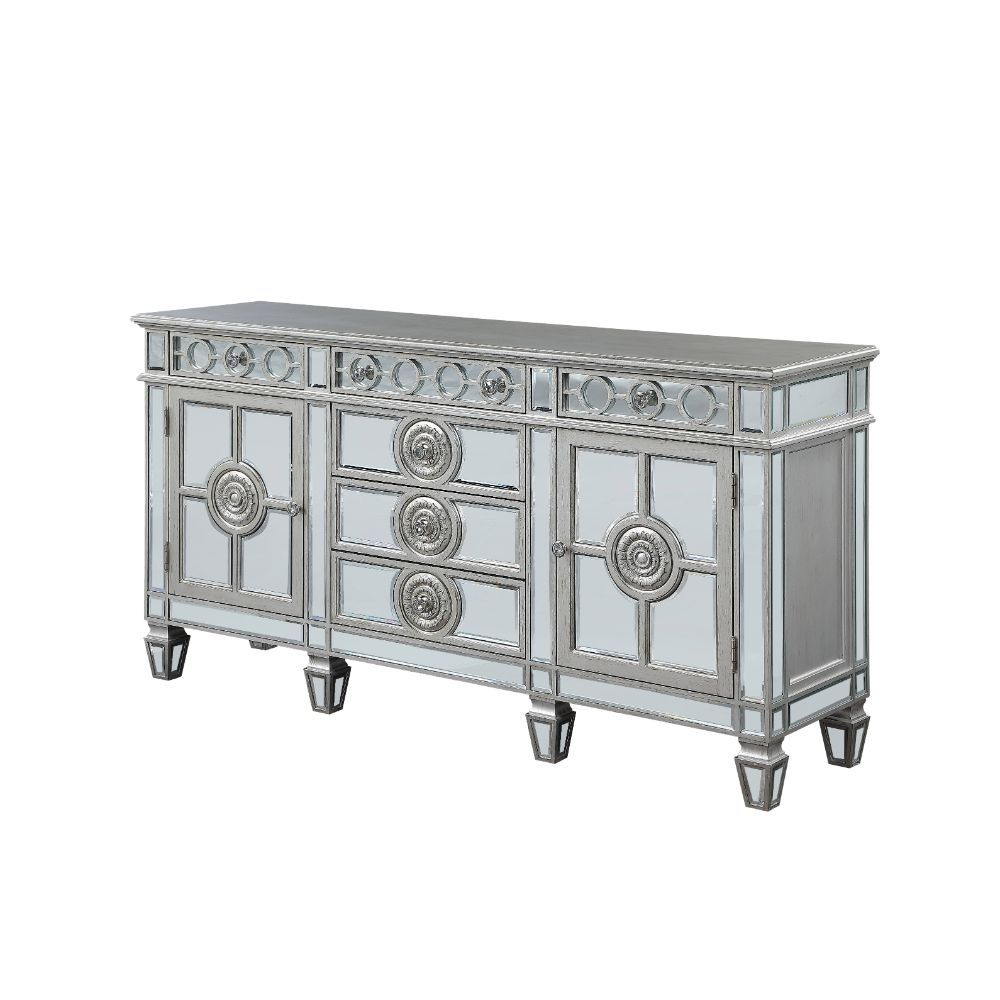 Varian - Aparador - Espejo y Platino Antiguo - 91 cm