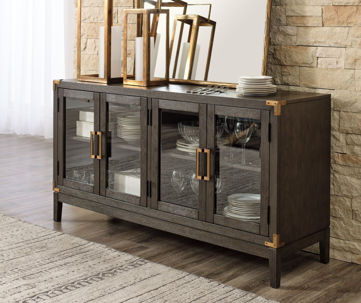 Burkhaus - Dining Room Server - Dark Brown