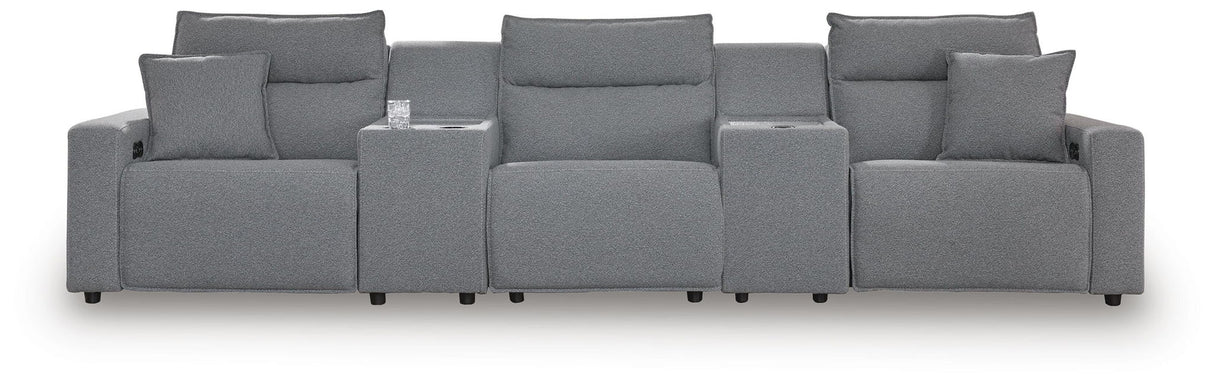 Modmax II - Seccional reclinable - Sal y pimienta