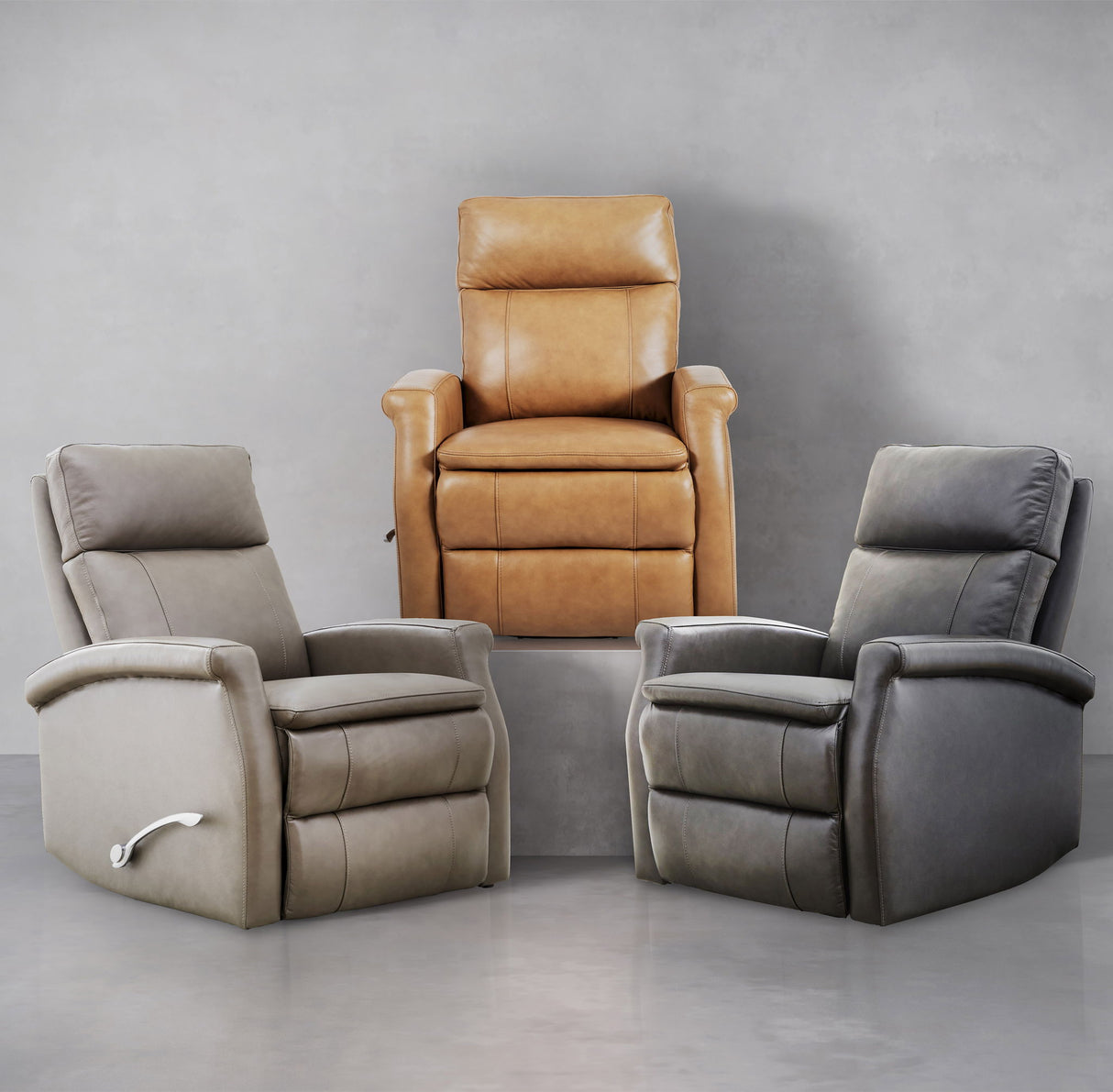 Bristol - Sillón reclinable giratorio y deslizante (Juego de 2)