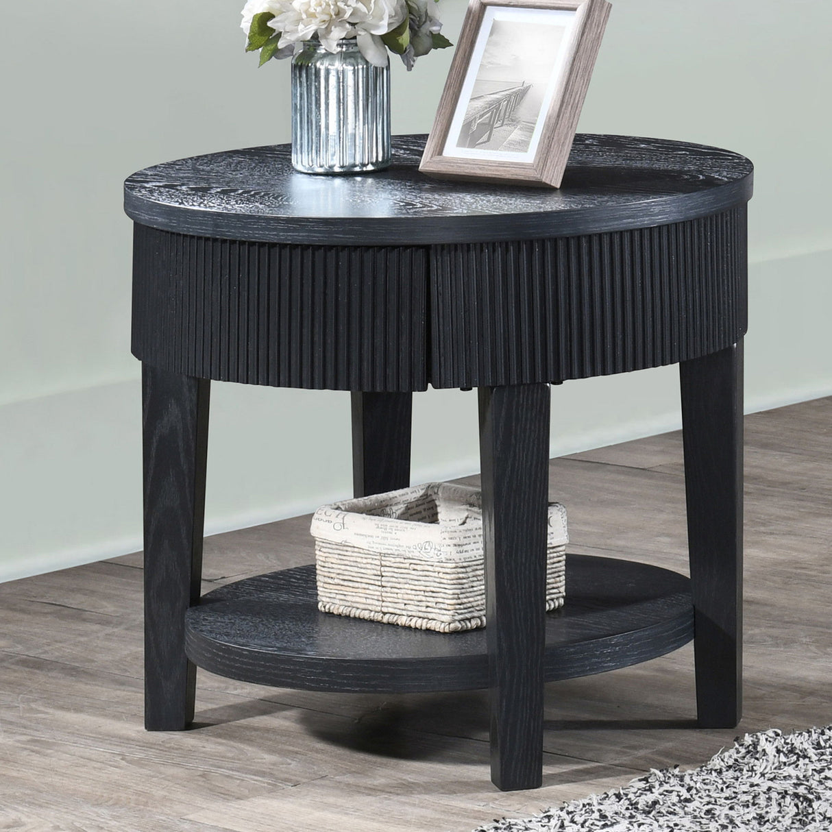 Tate - Round One Drawer Table
