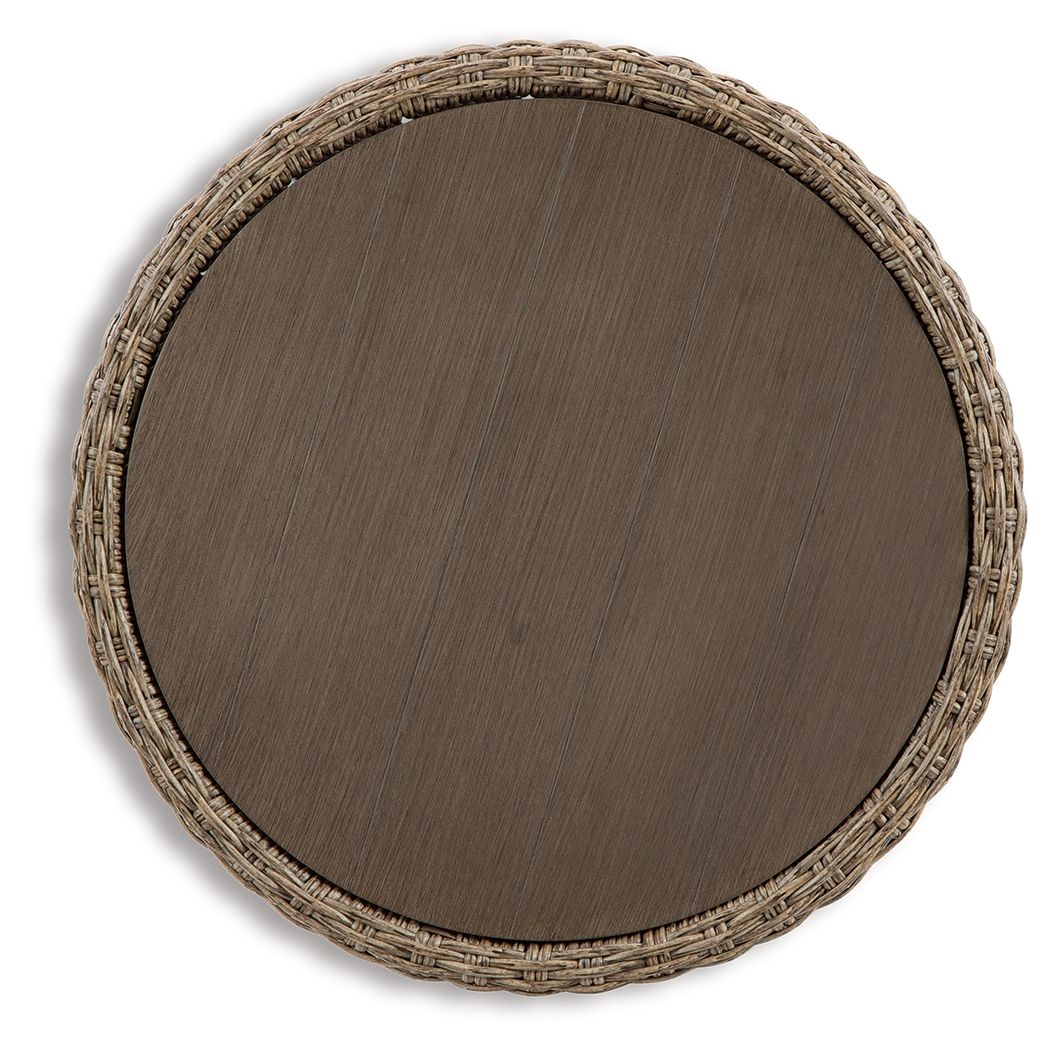 Danson - Mesa auxiliar redonda - Beige