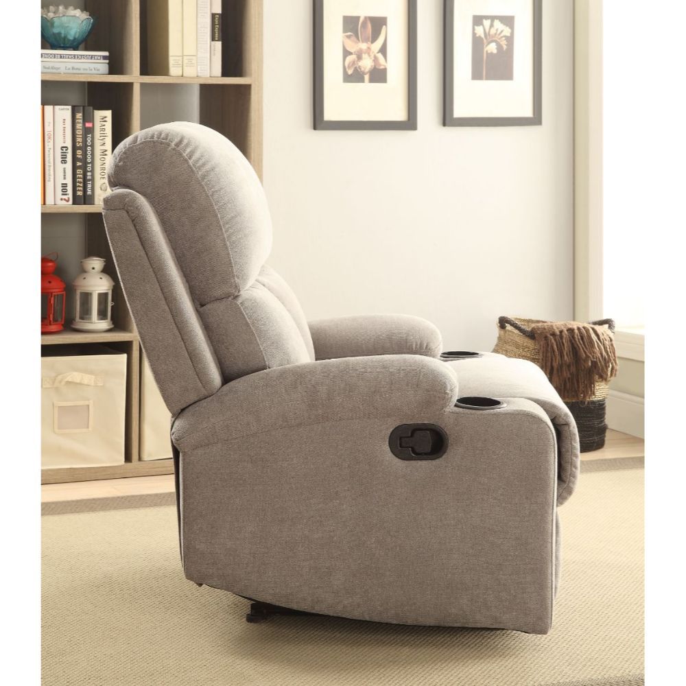 Rosia - Motion Recliner - Gray Linen