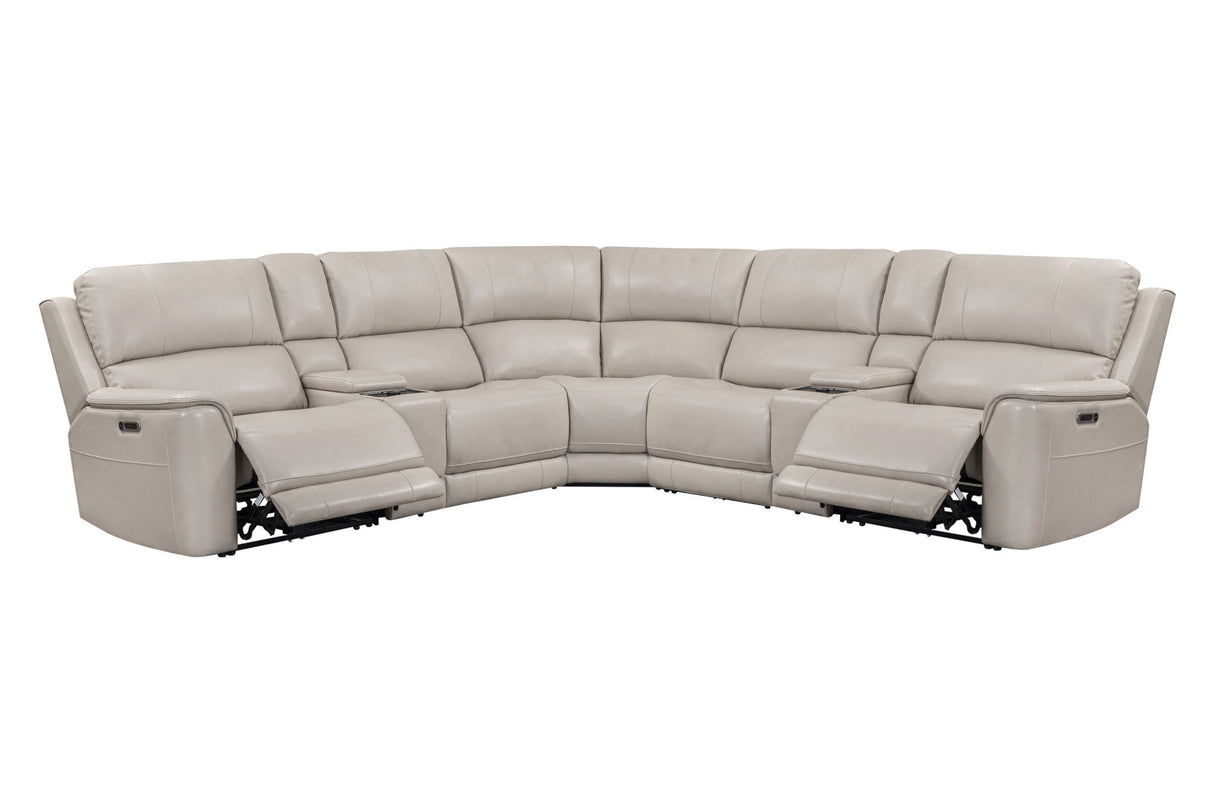 Easton - Power Reclining Sectional With Power Adjustable Headrests