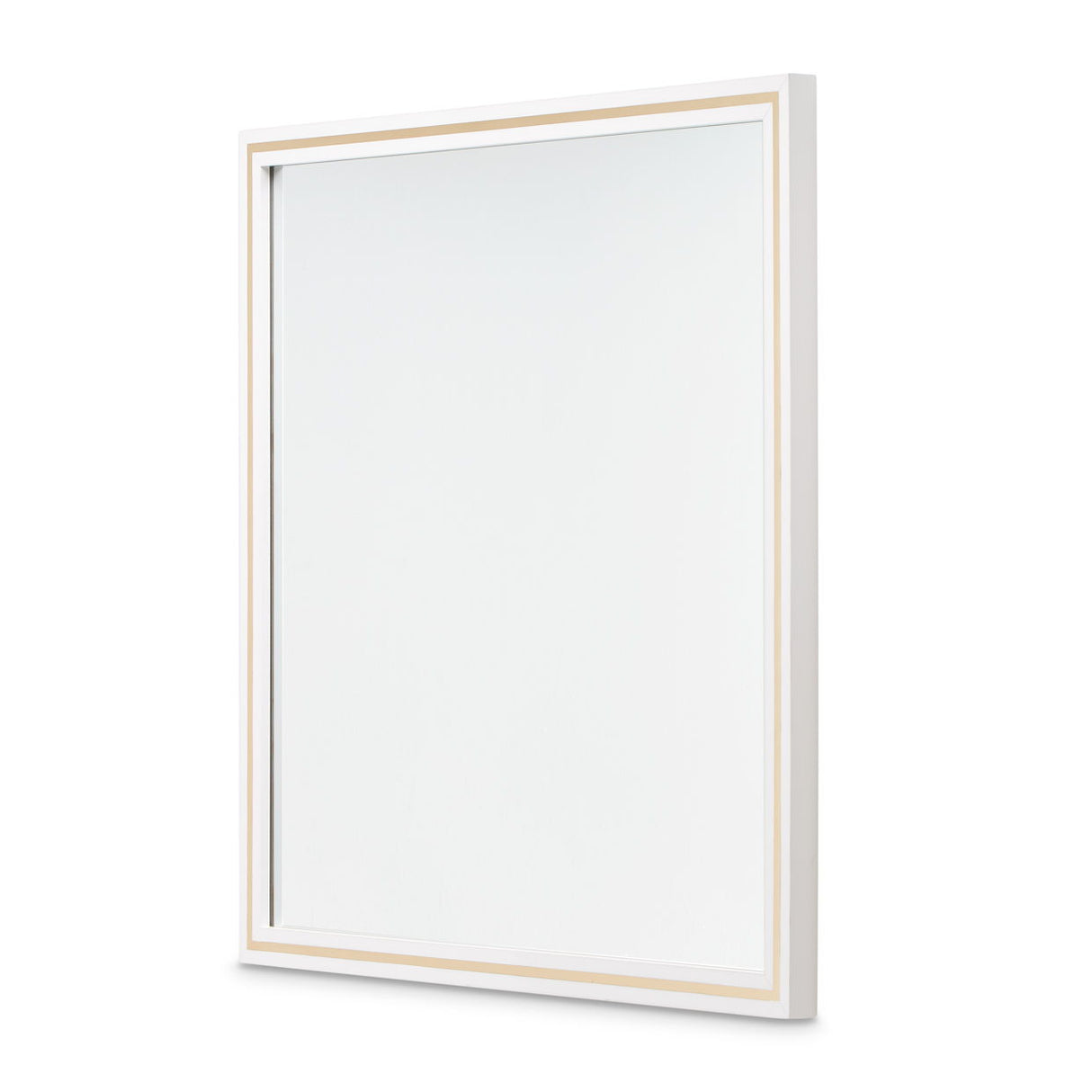 Palm Gate - Wall Mirror - Cloud White