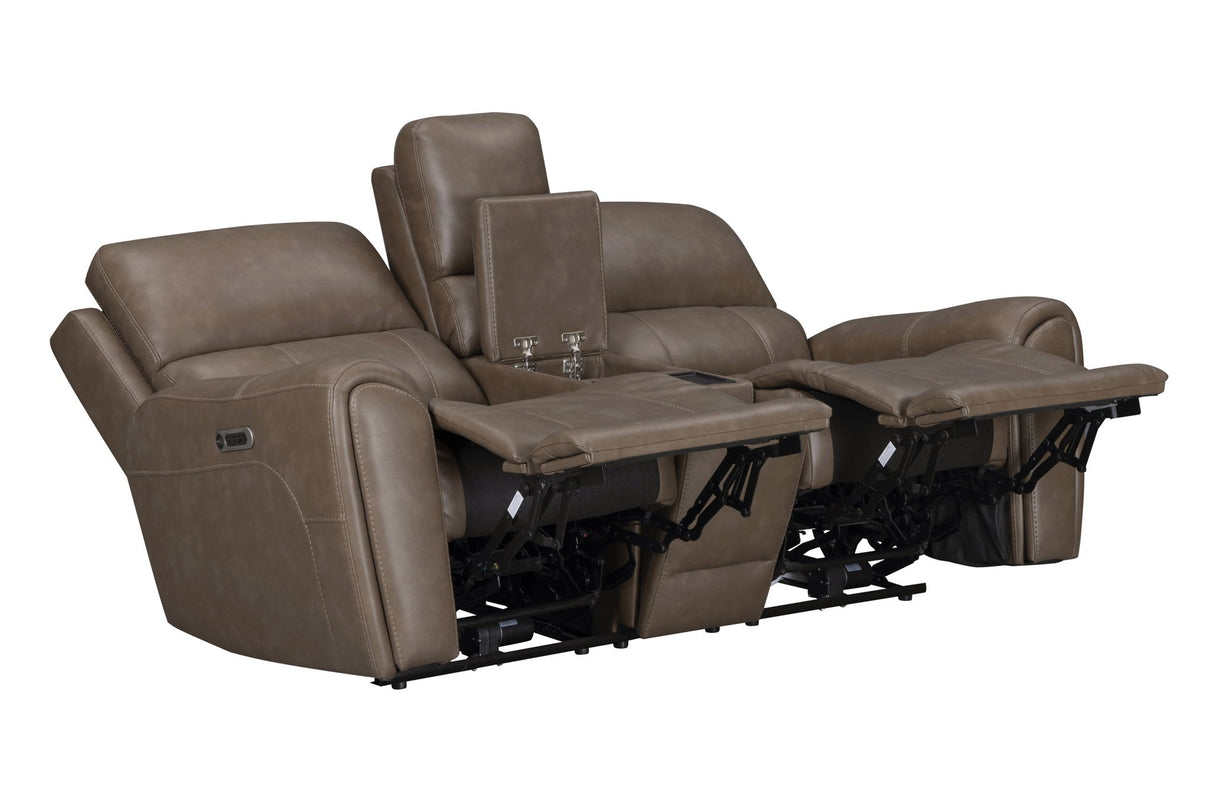 Hancock - Sofá biplaza reclinable eléctrico con consola y gravedad cero P3