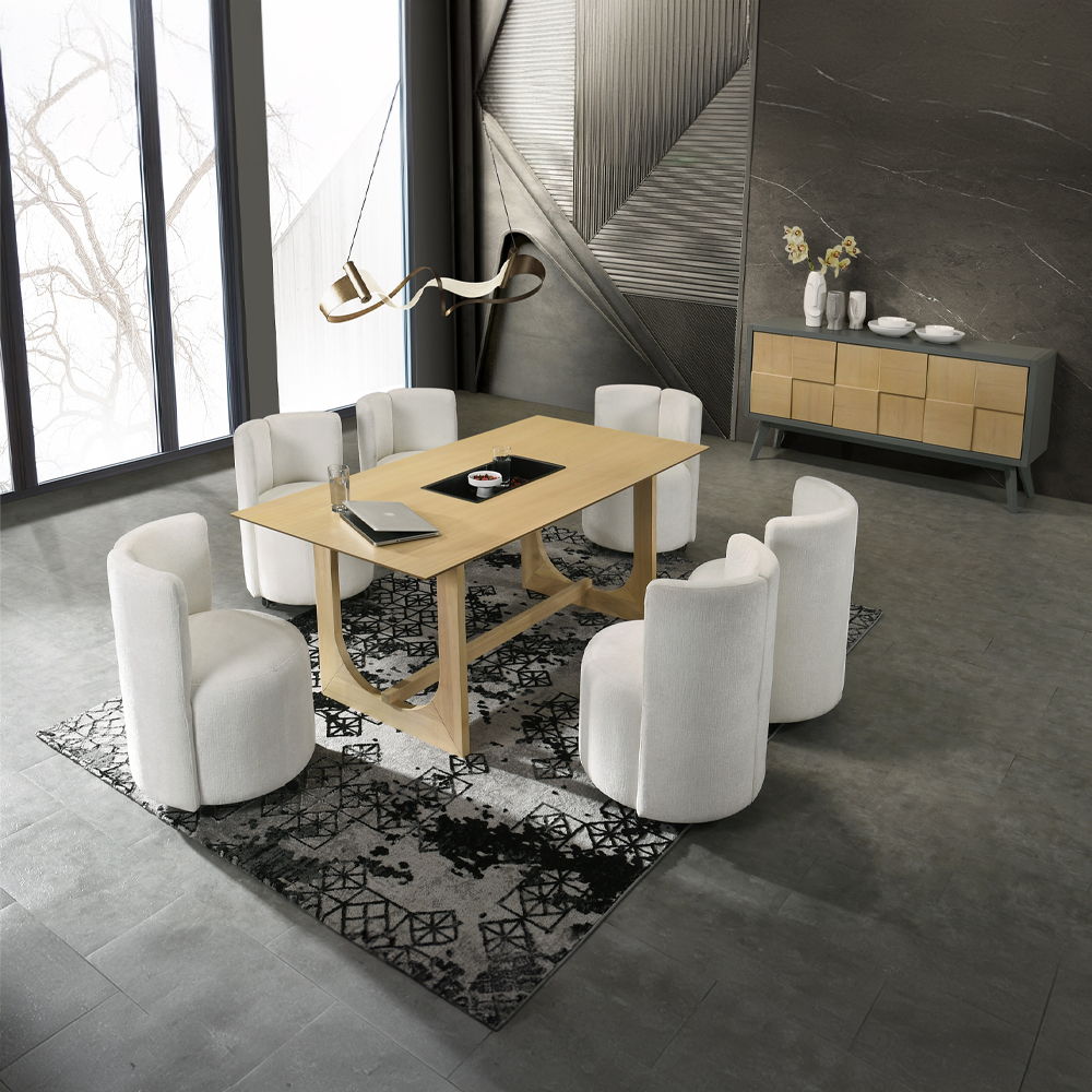 Blayde - Mesa de comedor - Acabado natural