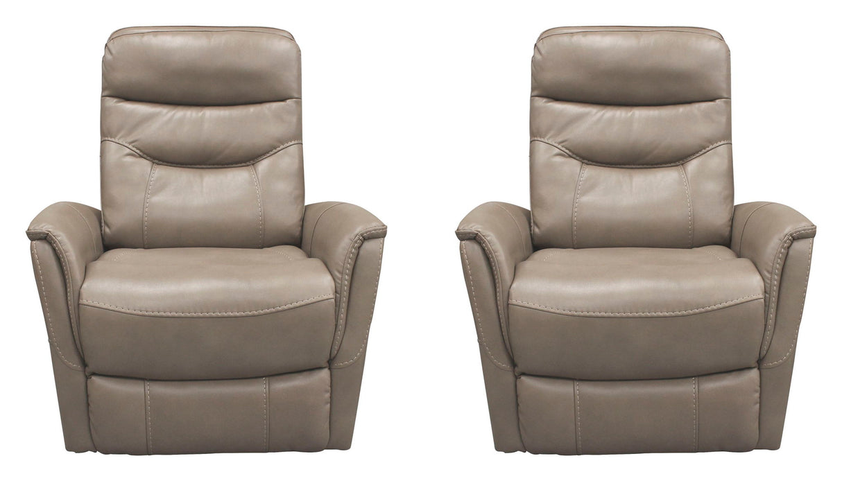 Gemini - Sillón reclinable giratorio planeador de 33.5" (Juego de 2)