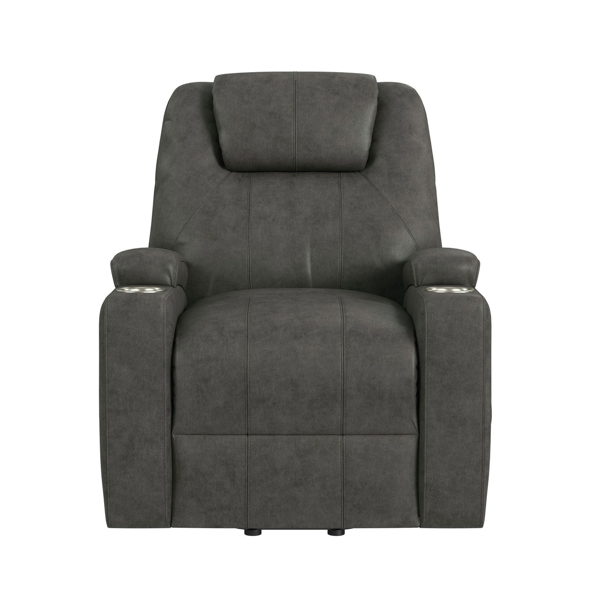 Kenmore - Sillón Elevador P1 con Masaje Térmico - Gris Oscuro Simba