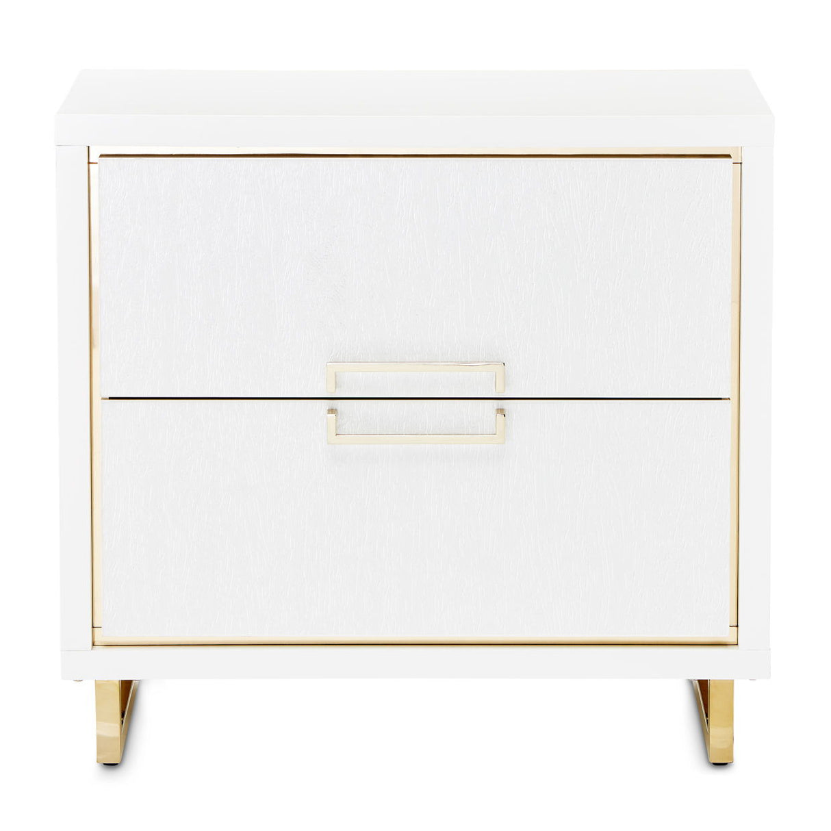 Palm Gate - Nightstand - Cloud White