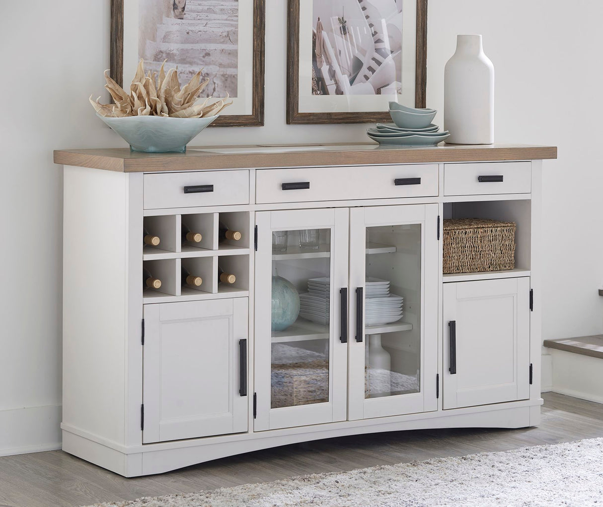 Americana Modern Dining - Buffet Server With Quartz Insert - Cotton alternate view 4