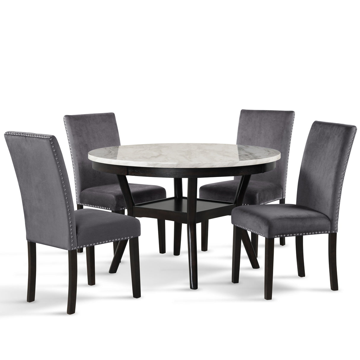 Celeste - Juego de mesa de comedor redonda