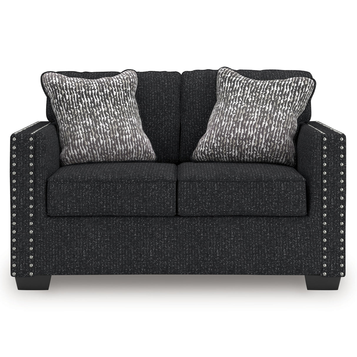 Jasmine Peaks - Loveseat - Coal