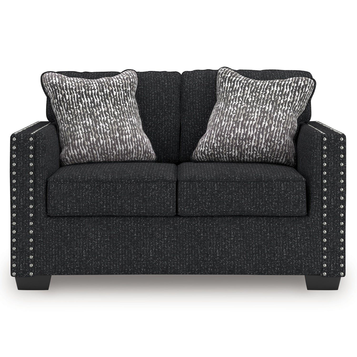 Jasmine Peaks - Loveseat - Coal