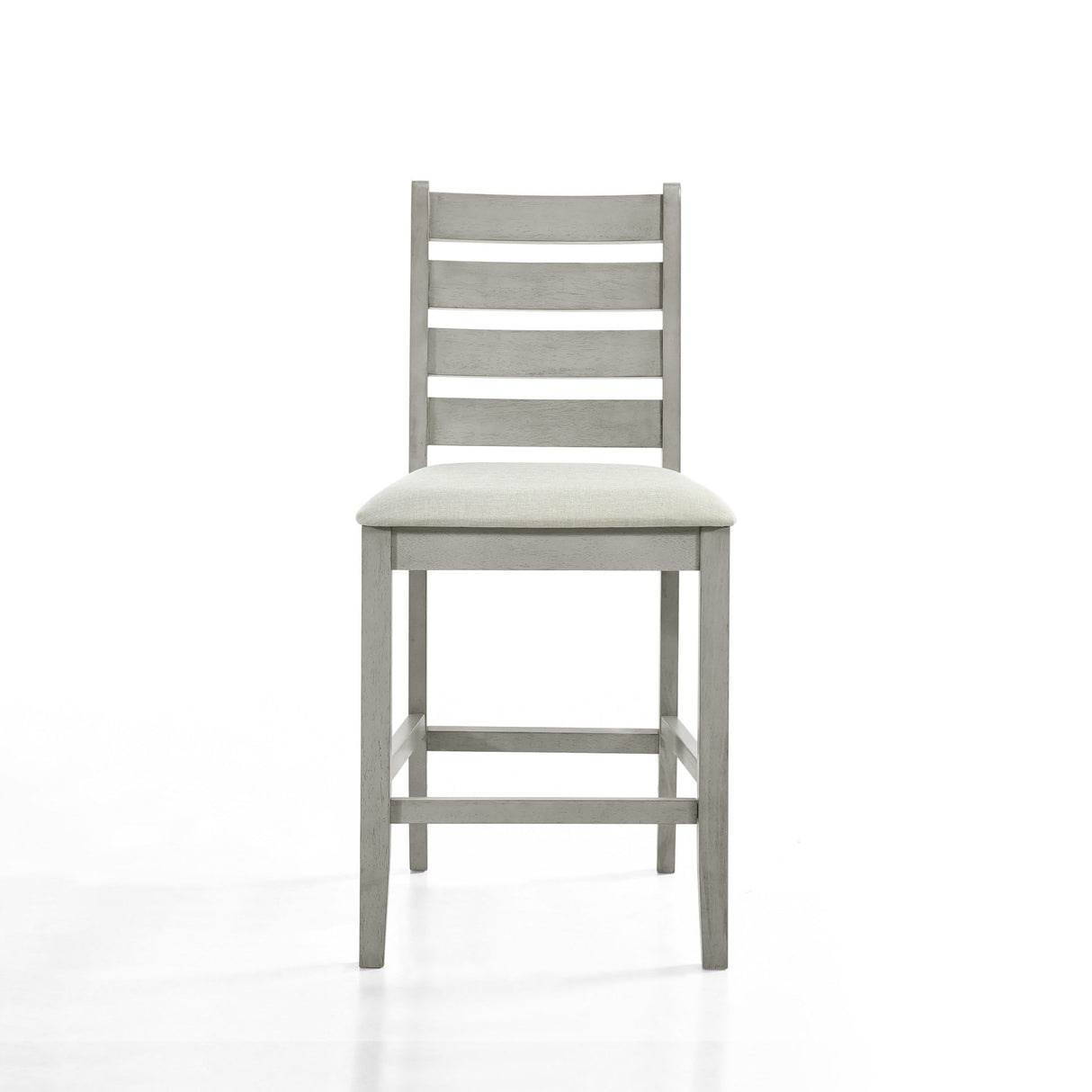 Pascal - Silla alta de mostrador Ladderback (Juego de 2)