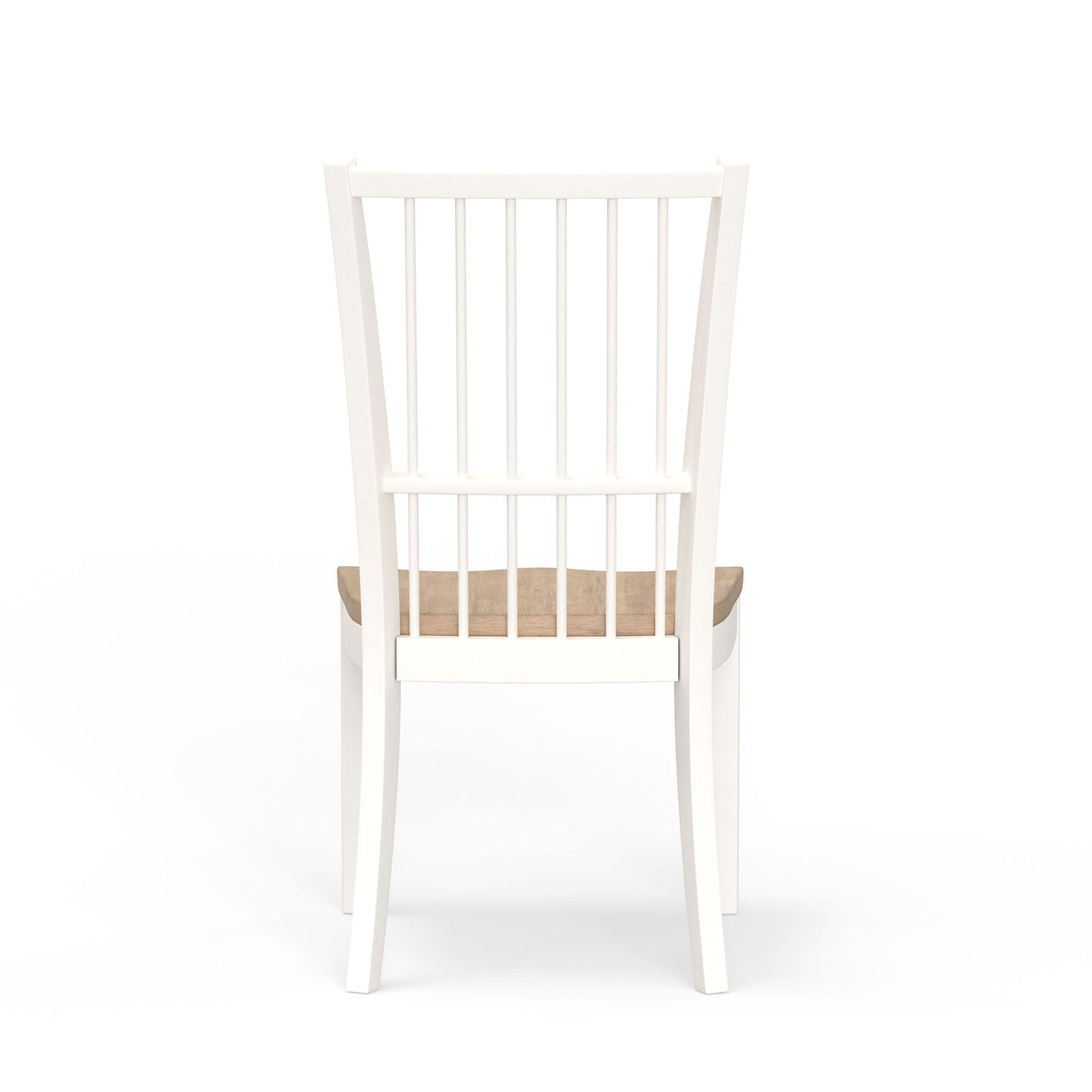 Americana Modern Dining - Spindle Back Dining Chair (Set of 2) - Cotton White