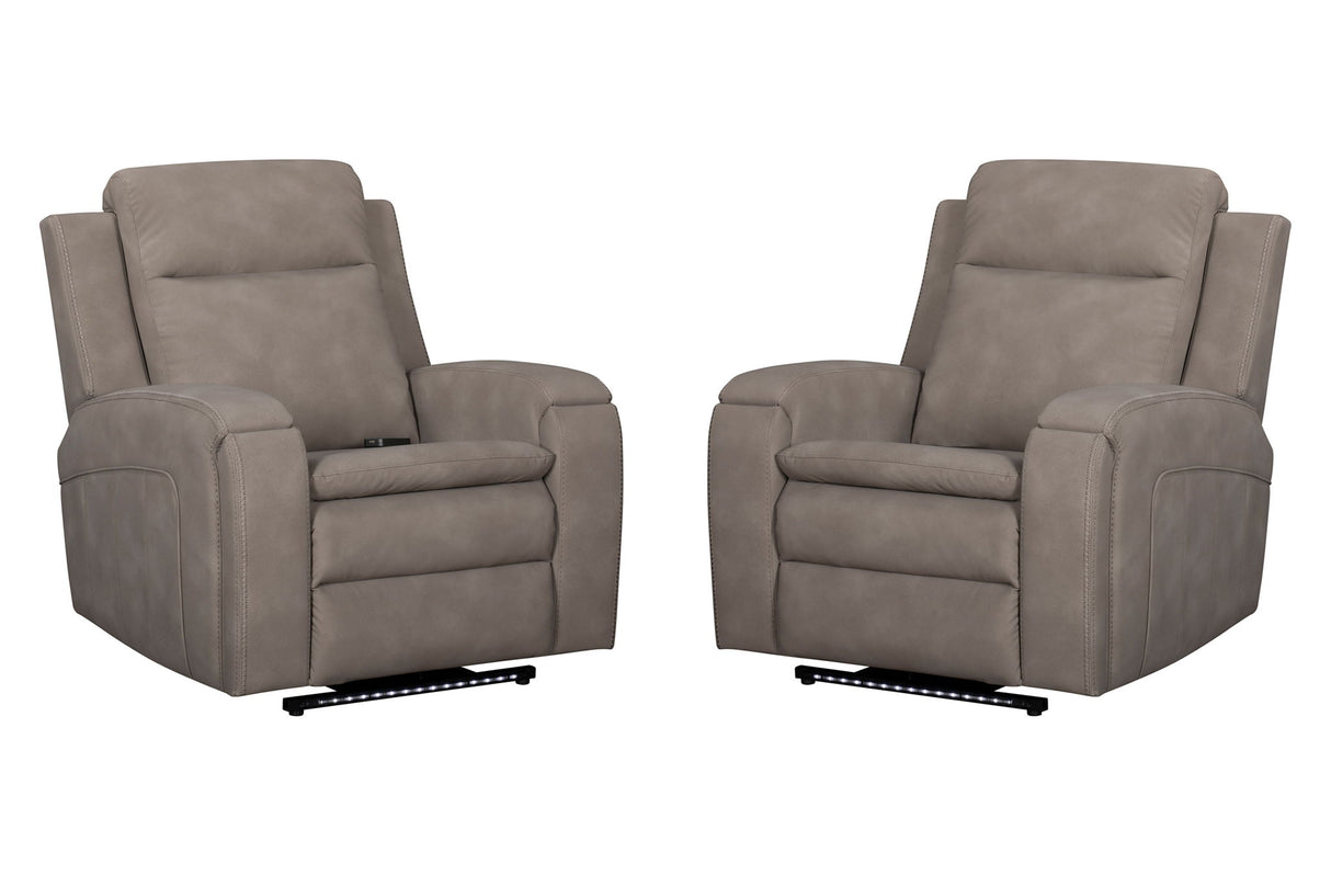 Armstrong - Power Recliner With Heat, Massage And Auto-Glide