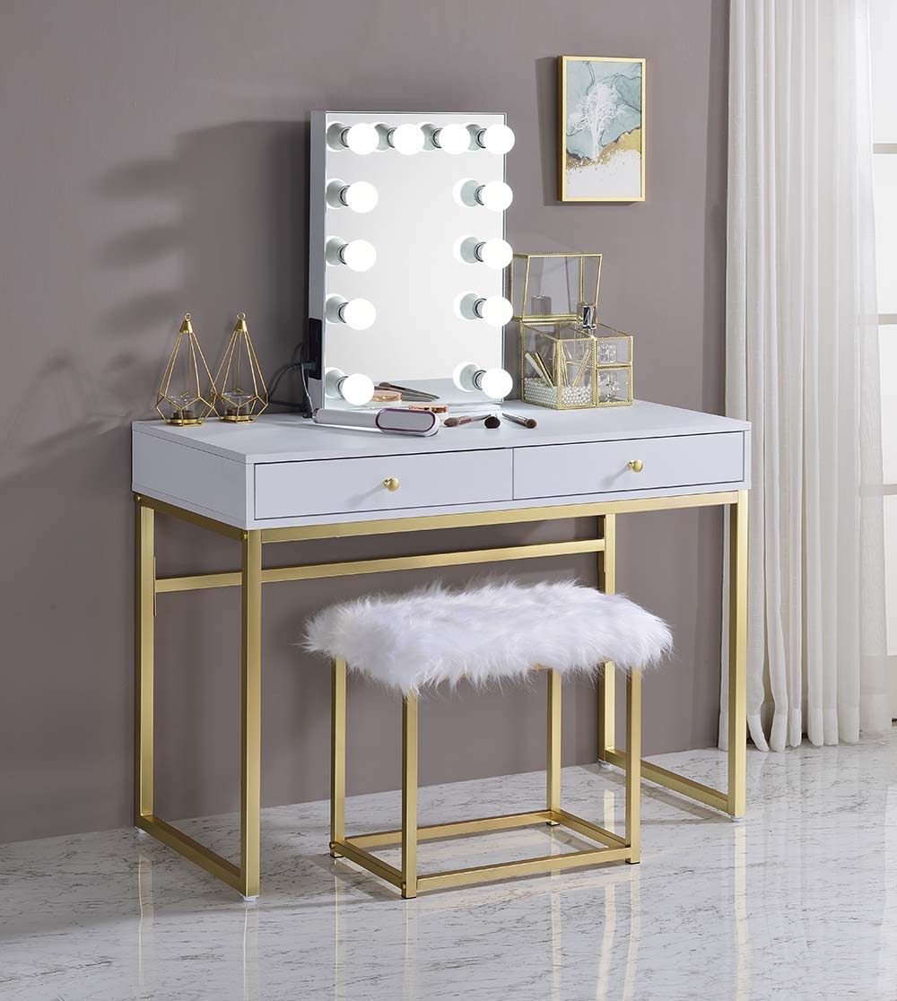 Asa - Espejo decorativo - Acabado blanco