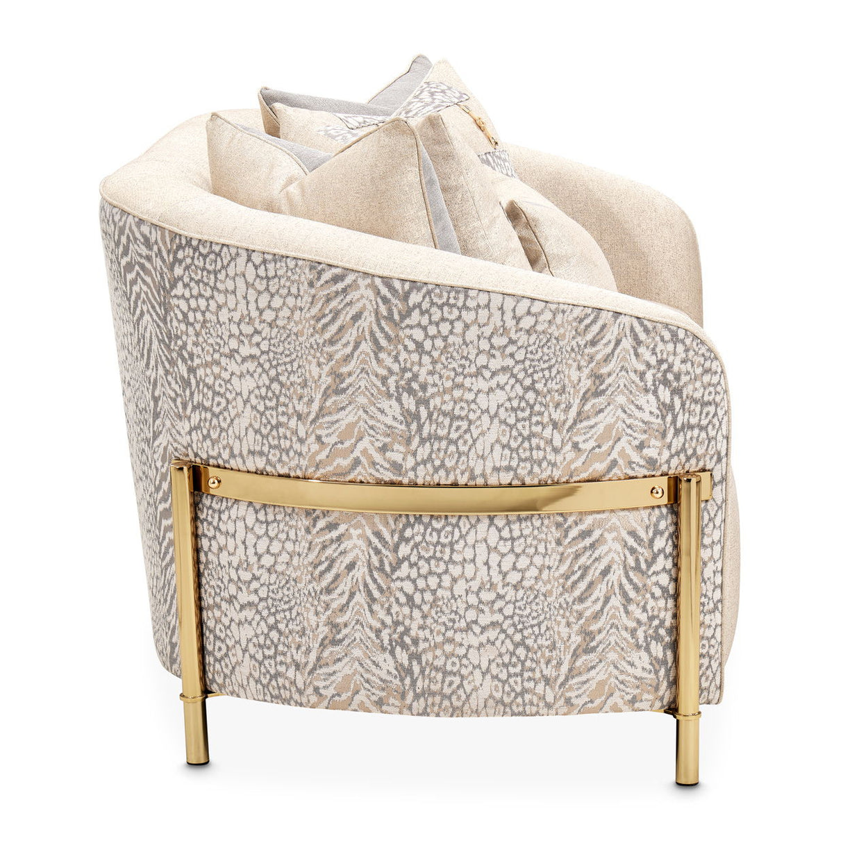 Lisbon - Loveseat - Opal / Gold