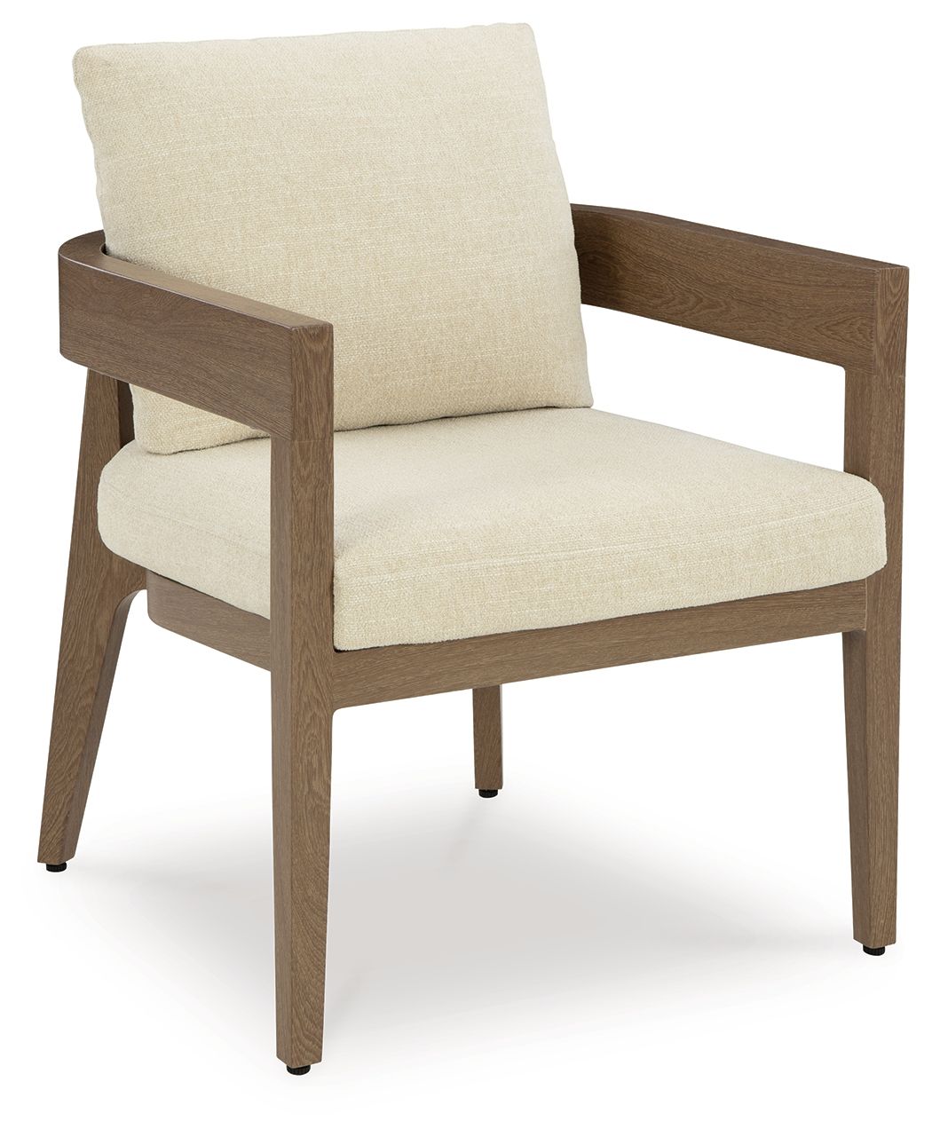Serene Bay - Sillón con cojín (juego de 2) - Marrón oscuro / Blanco