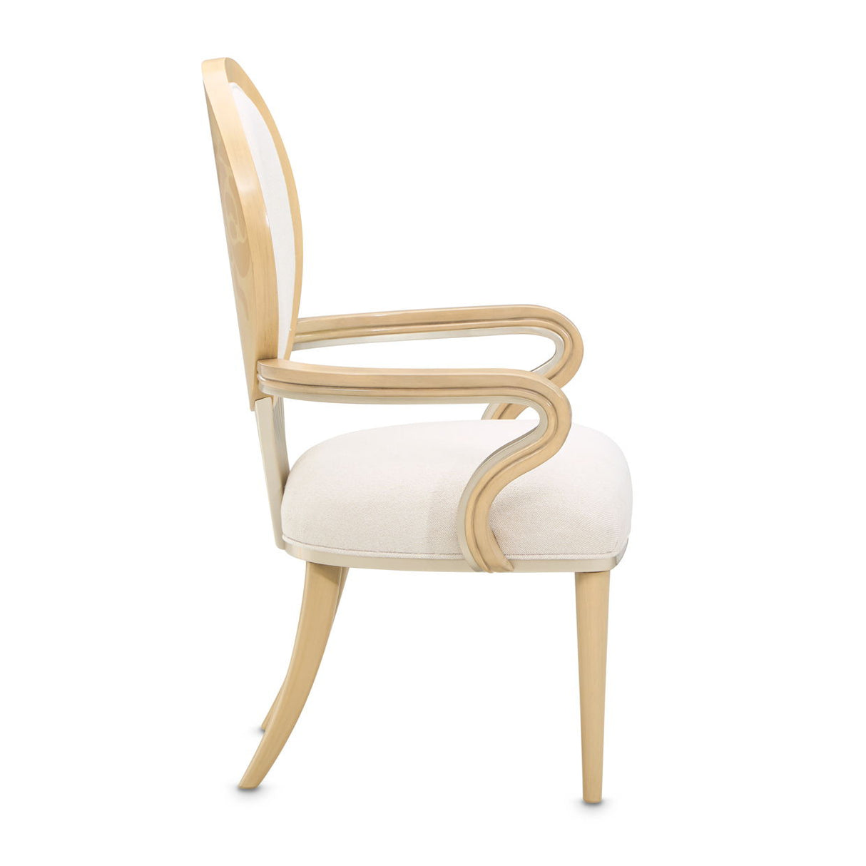 Camellia Field - Silla de comedor con brazos (Juego de 2)