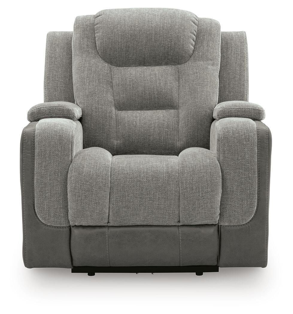 Movimiento mixto - Sillón reclinable eléctrico con reposacabezas ajustable