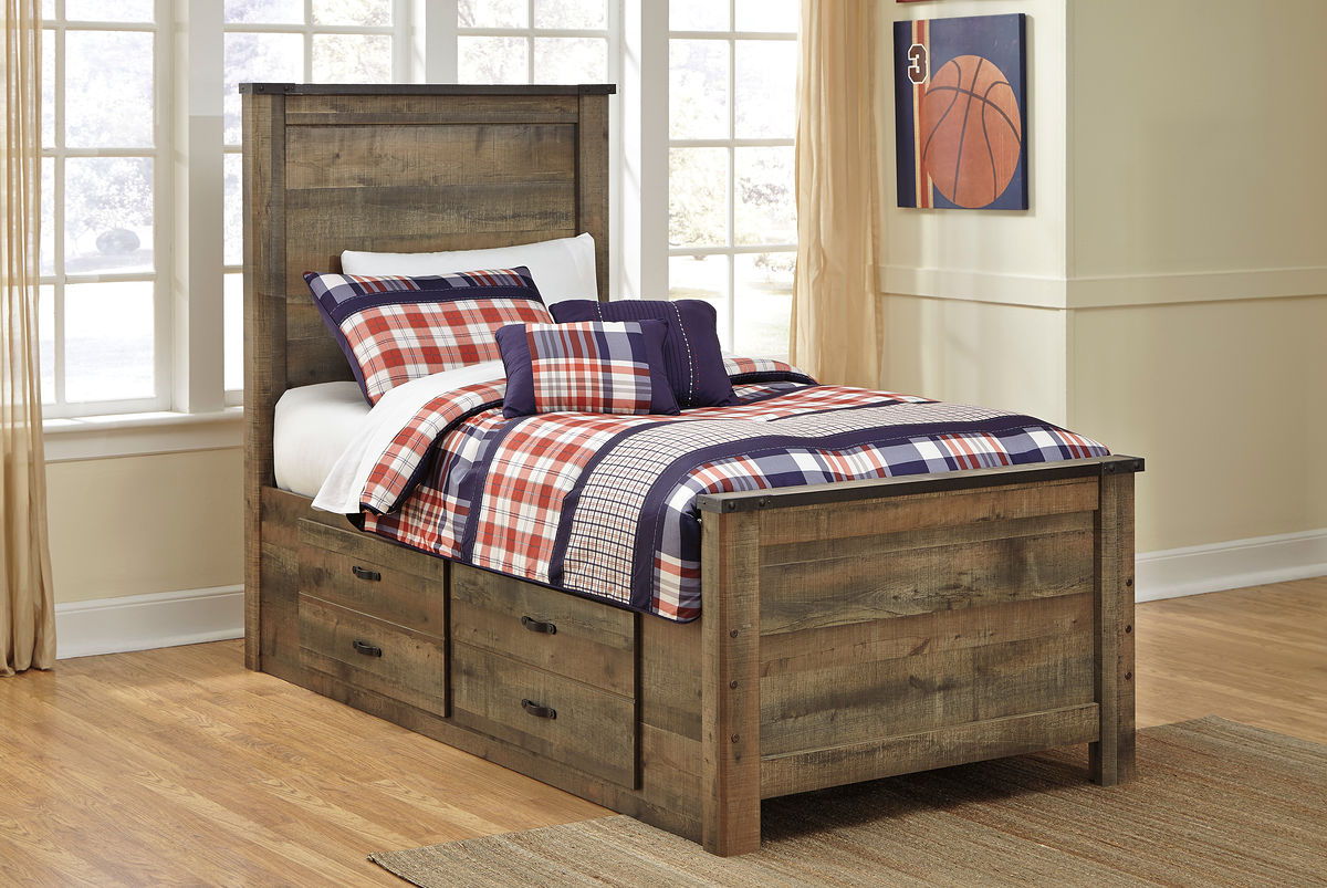 Trinell - Panel Bed