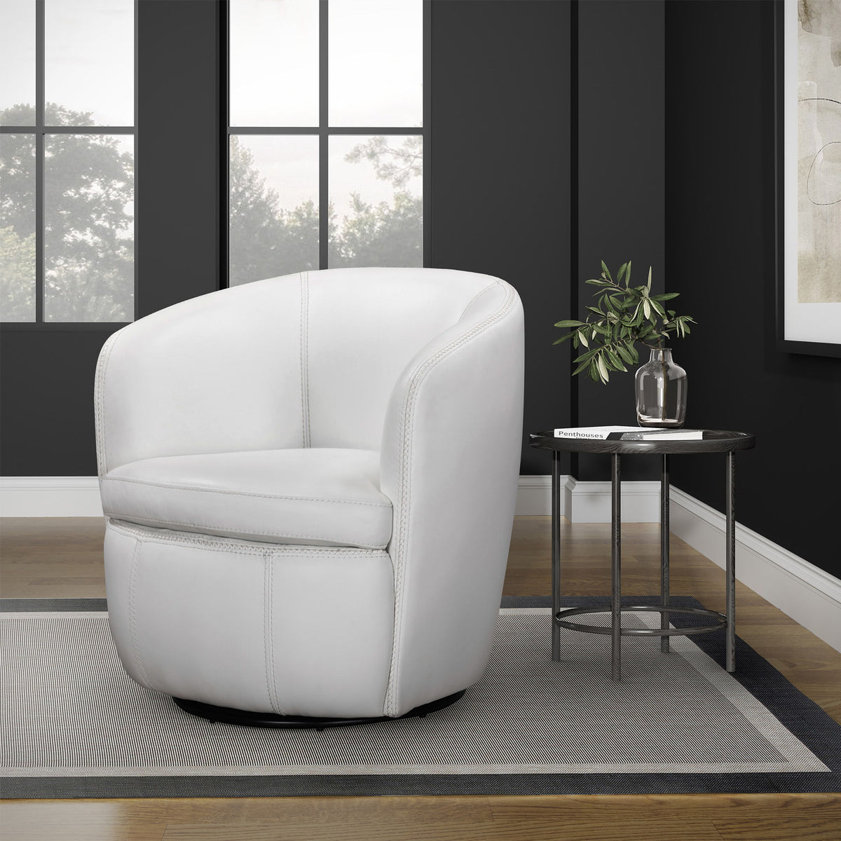 Barolo - Sillón giratorio Club