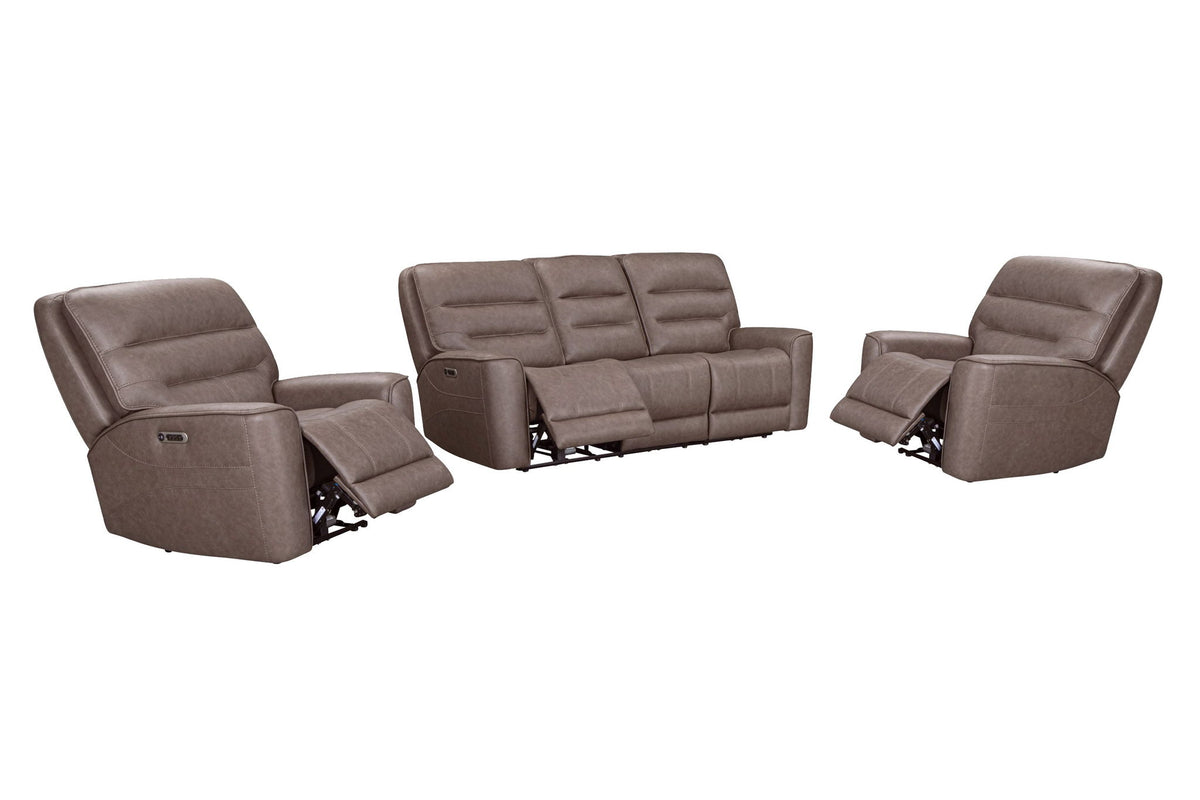 Lawson - Juego de sofá reclinable eléctrico