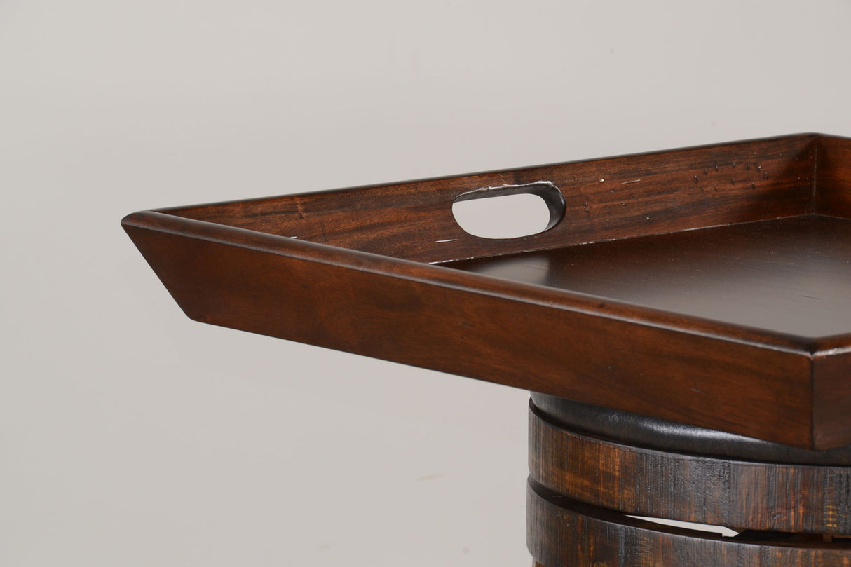 Santa Fe - Ottoman Tray - Dark Chocolate