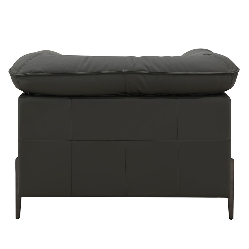 Tadi - Silla - Cuero de grano superior negro
