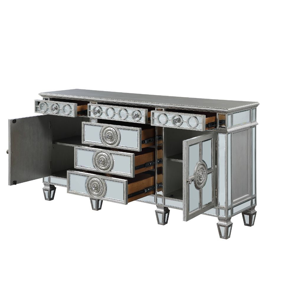 Varian - Aparador - Espejo y Platino Antiguo - 91 cm