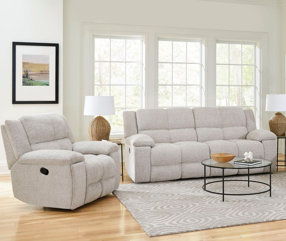 Buster - Sofá reclinable planeador manual