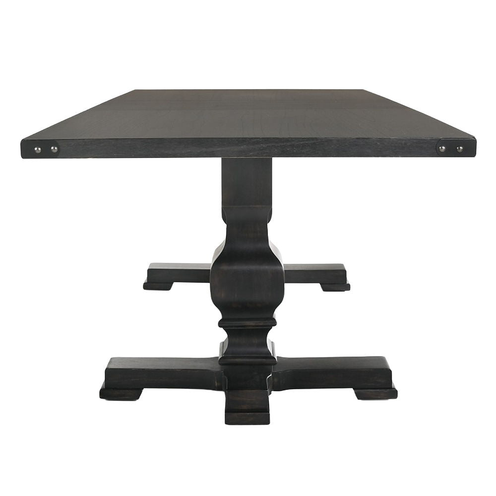 Morland - Mesa de comedor - Negro vintage