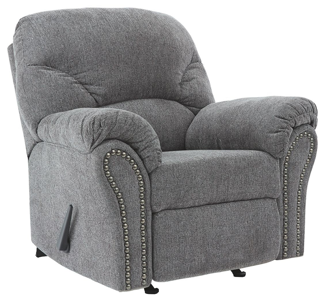 Allmaxx - Rocker Recliner - Pewter