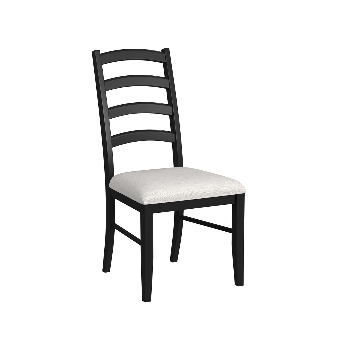 Tulane - Juego de comedor de 6 piezas con mesa, 4 sillas y banco - Roble y negro