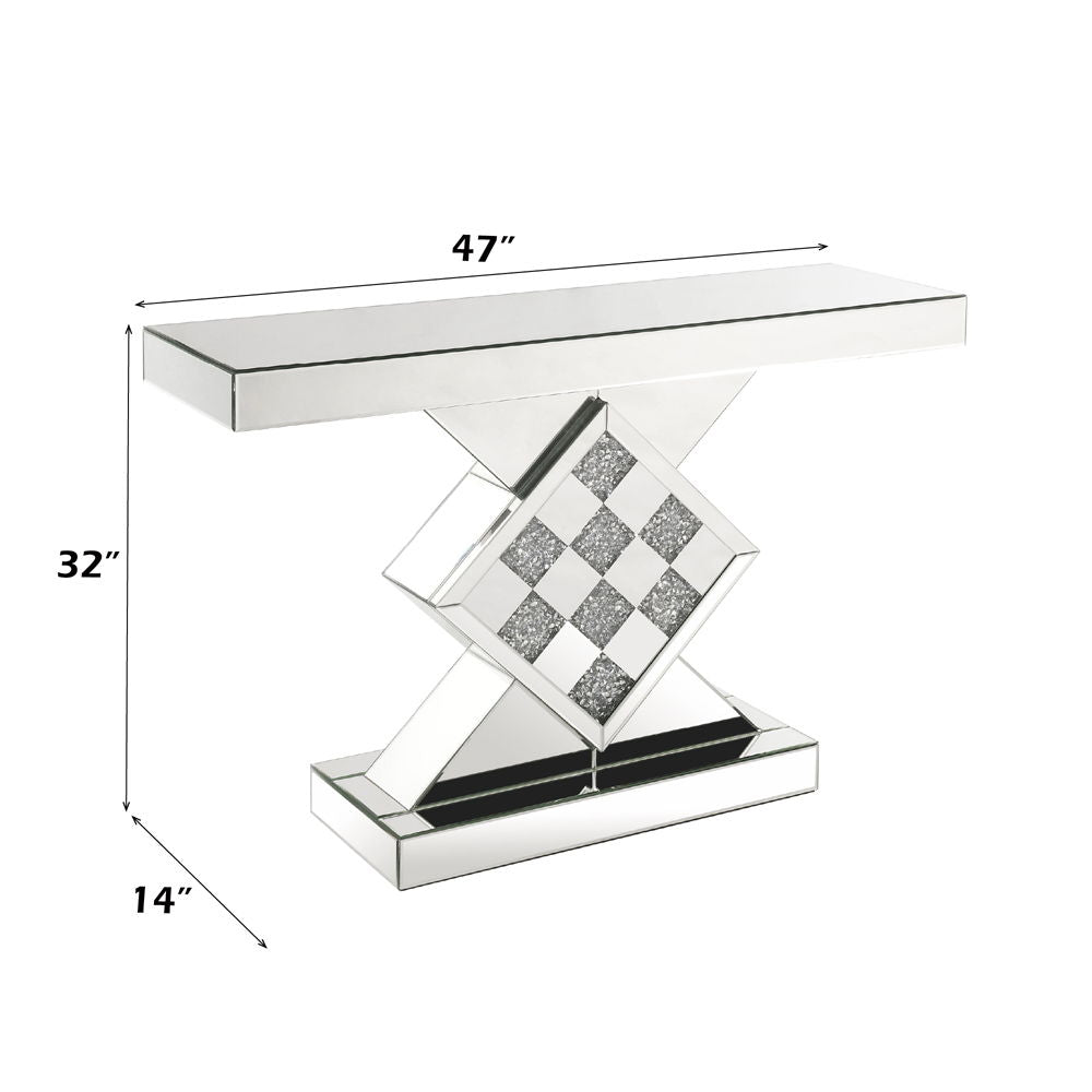 Noralie - Mesa auxiliar - Espejada - Madera - 32"