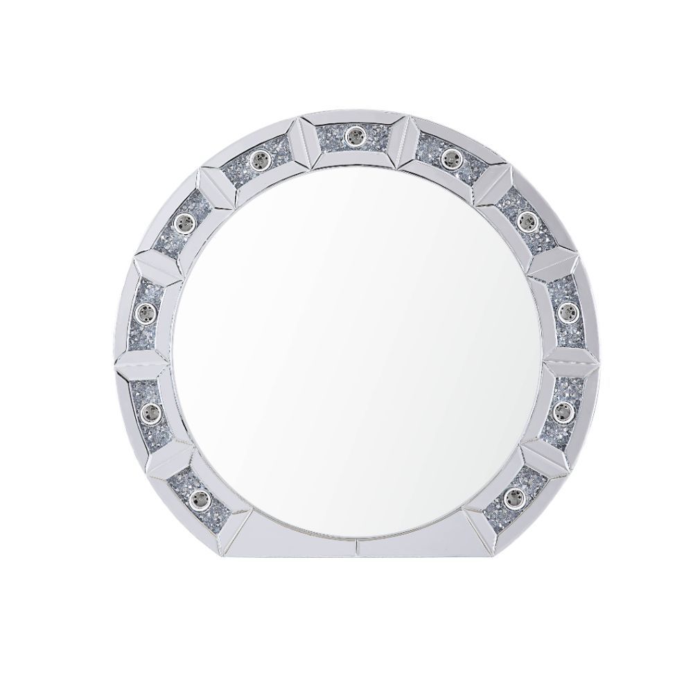 Noralie - Decoración de pared - Con espejo y diamantes de imitación - 29"