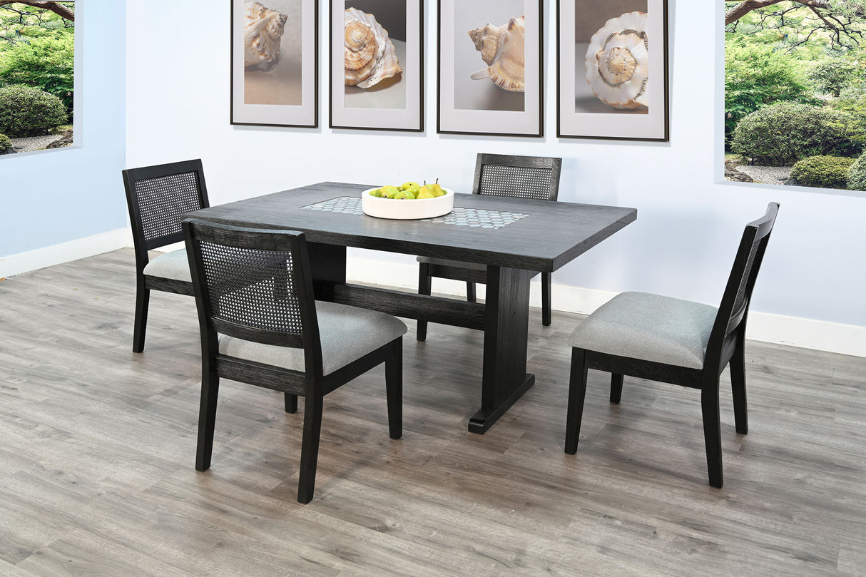 Geovanni - Mesa de comedor con azulejos - Umbra