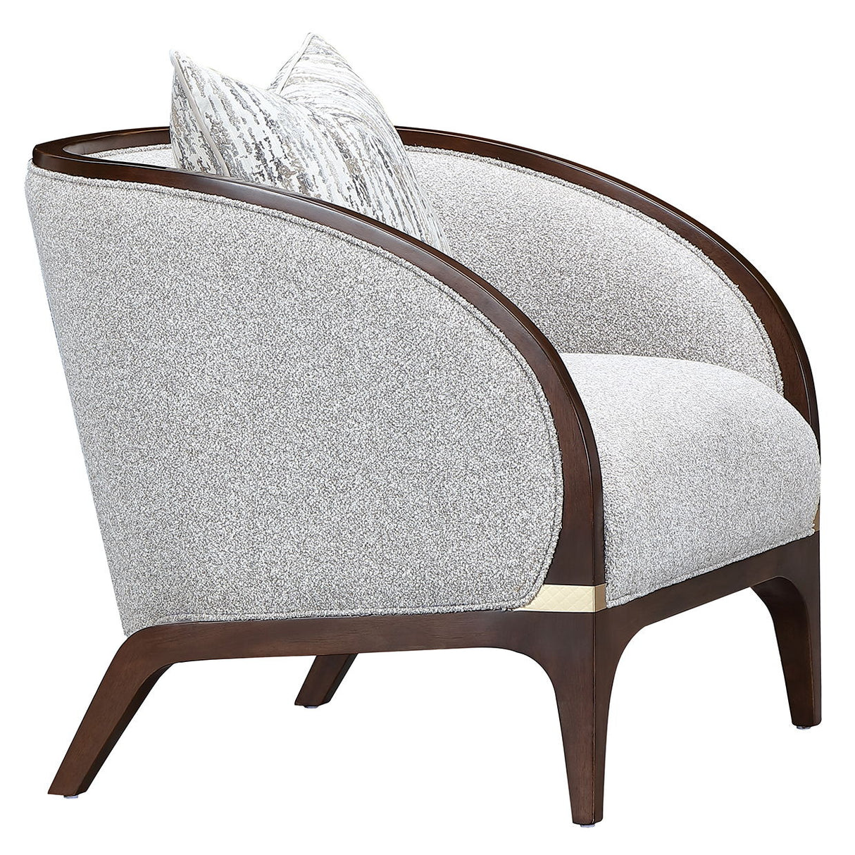 Houston - Matching Chair - Pebble / Walnut