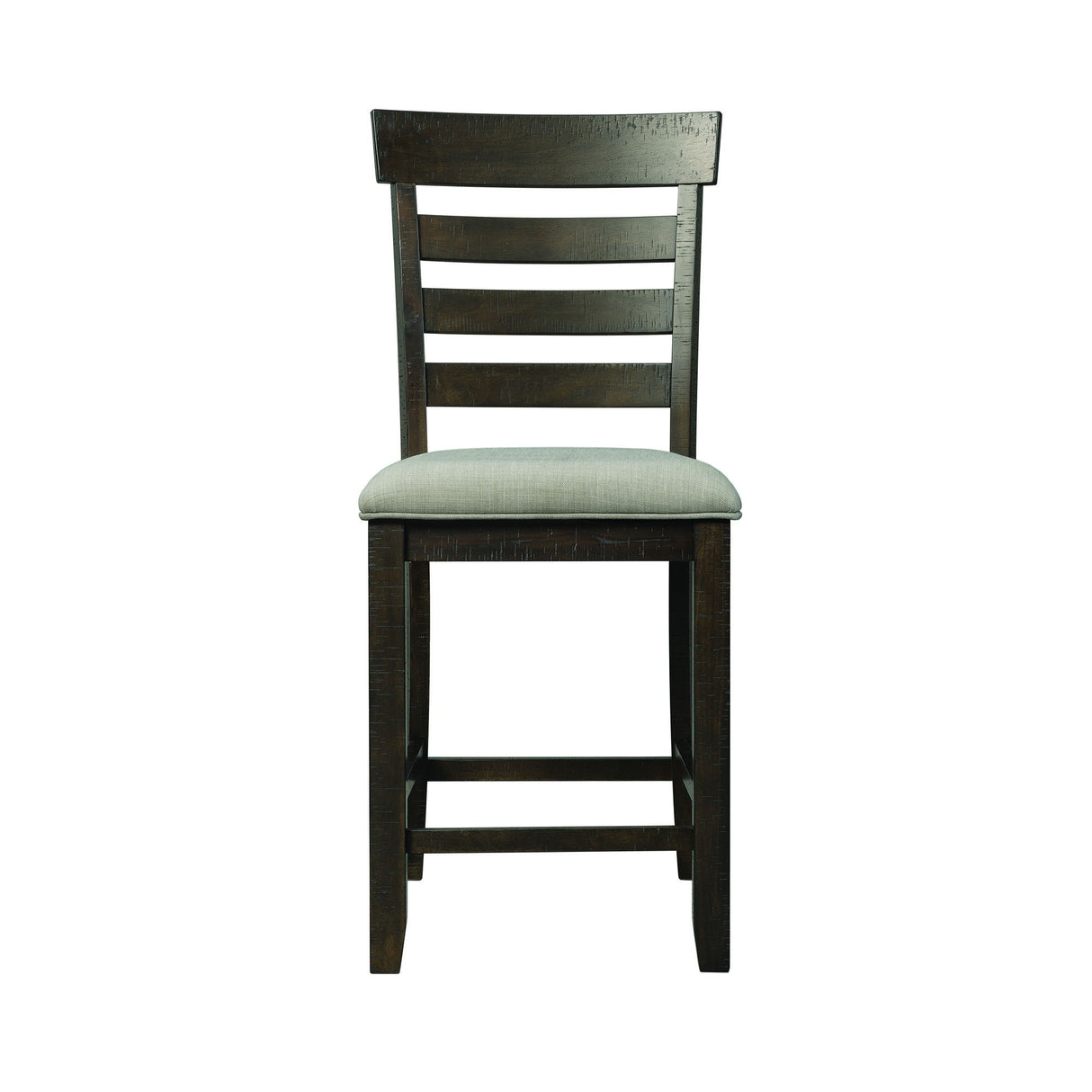 Colorado - Silla de comedor auxiliar con asiento acolchado (juego de 2) - Carbón