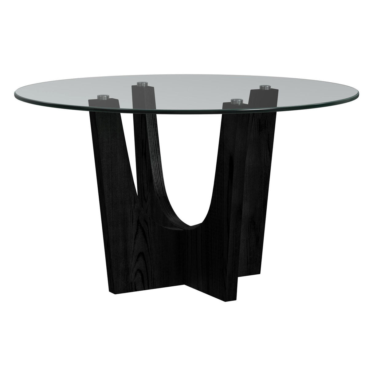 Oregon - Juego de comedor de 5 piezas a la altura de la encimera (mesa redonda para encimera y cuatro sillas)