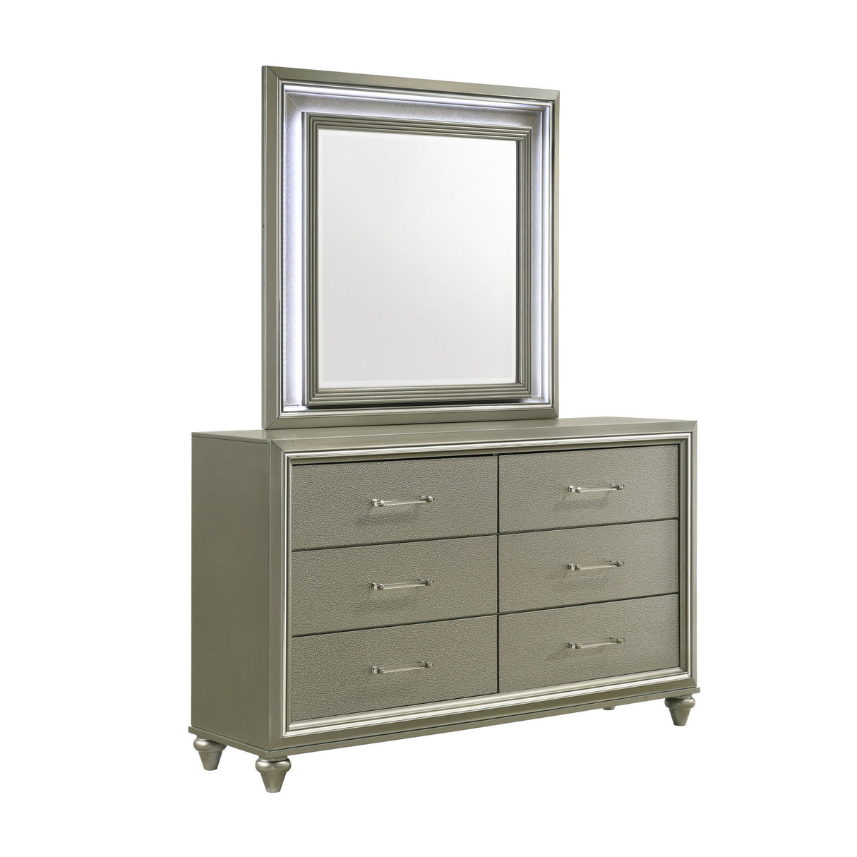 Lumina - Lighted Mirror - Silver
