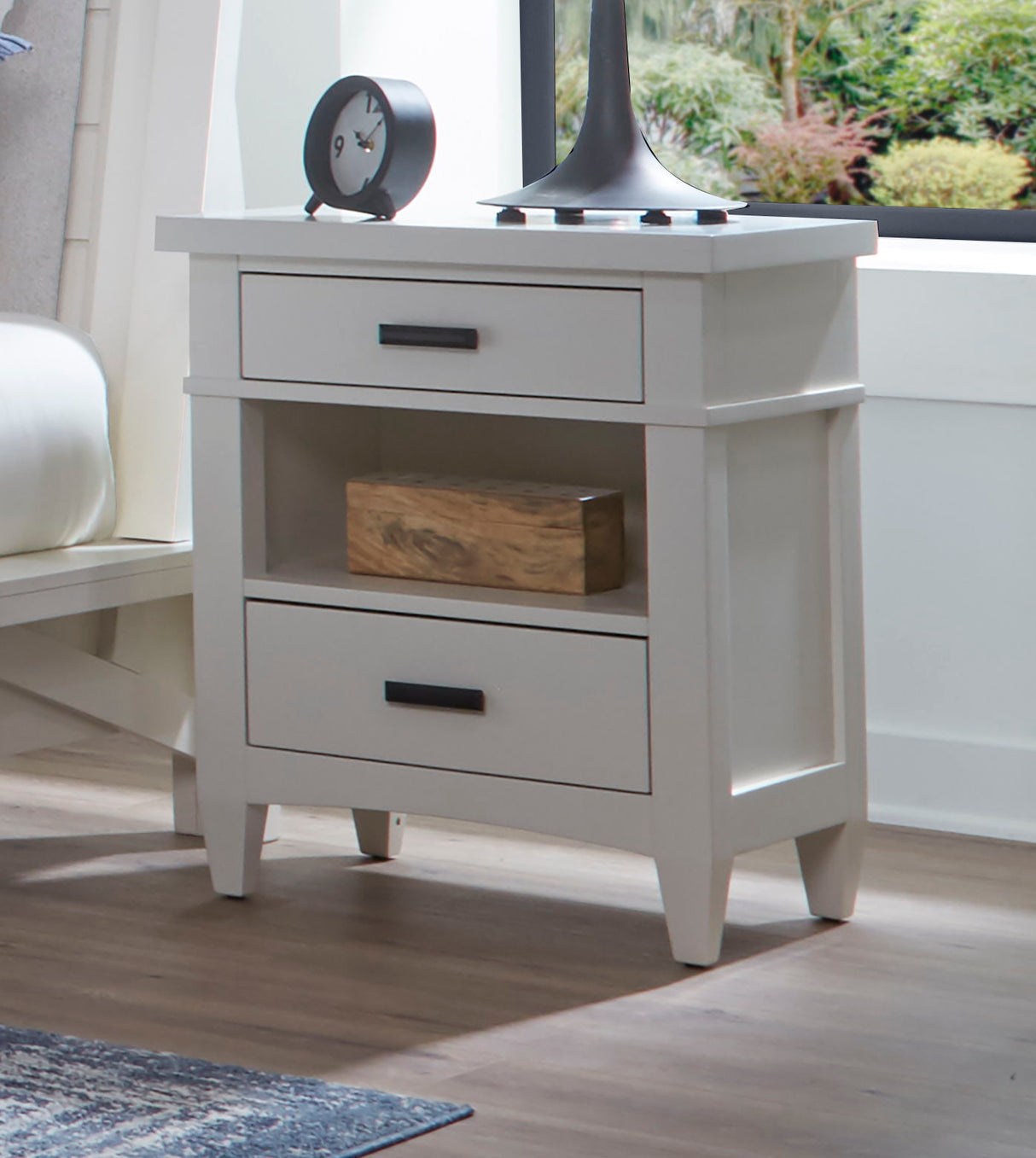 Americana Modern Bedroom - 2 Drawer Nightstand