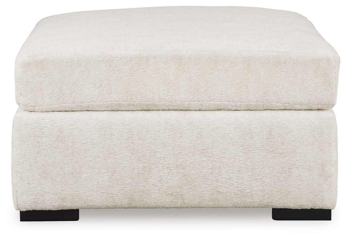 Chessington - Oversized Accent Ottoman - Ivory